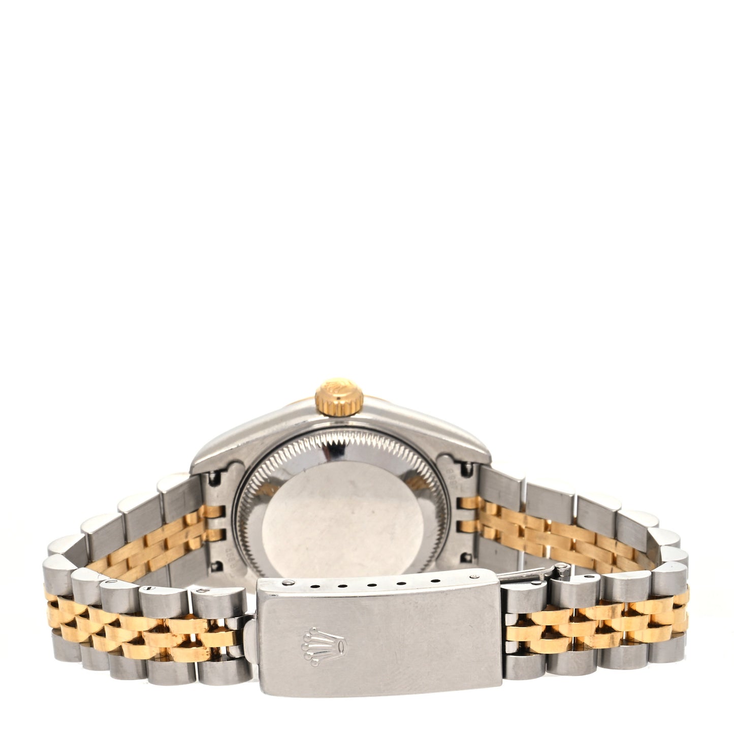 Stainless Steel 18K Yellow Gold Diamond Mother of Pearl 26mm Oyster Perpetual Datejust Watch 79173