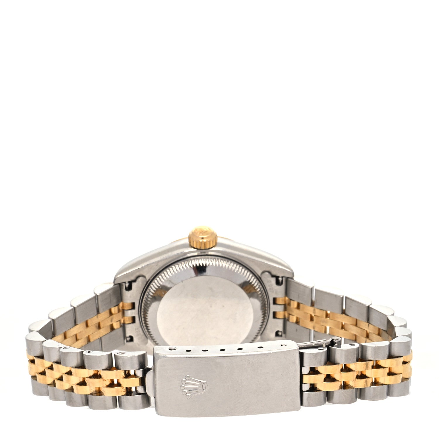 Rolex Stainless Steel 18K Yellow Gold Diamond Mother of Pearl 26mm Oyster Perpetual Datejust Watch 79173 3 of 4