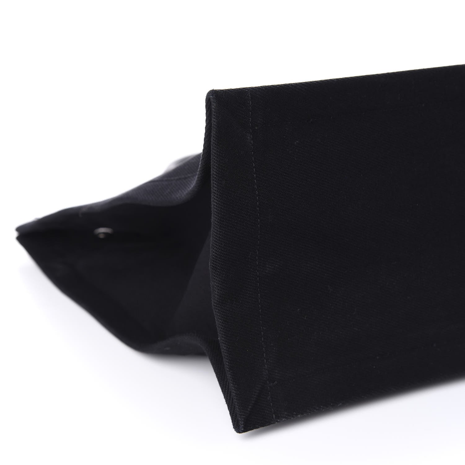 Saint Laurent Linen Calfskin Rive Gauche Tote Black 6 of 10