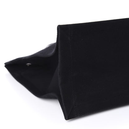 Saint Laurent Linen Calfskin Rive Gauche Tote Black 6 of 10