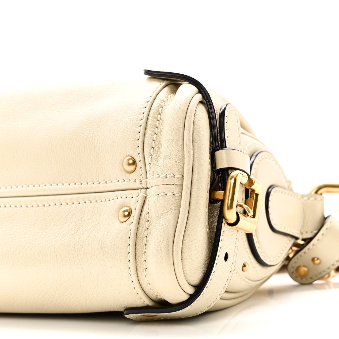 Grained Buffalo Small Paddington Chain Bag Cloudy Cream