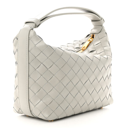 Bottega Veneta Calfskin Nappa Intrecciato Mini Wallace Agate Grey 3 of 10