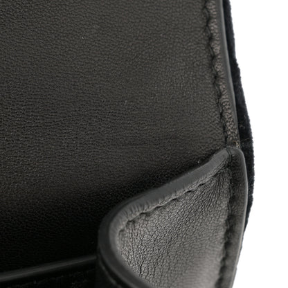 Miu Miu Velluto Crystal Embellished Shoulder Bag Black 10 of 12
