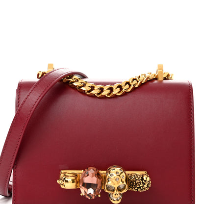Alexander McQueen Calfskin Knuckle Crossbody Red 7 of 13