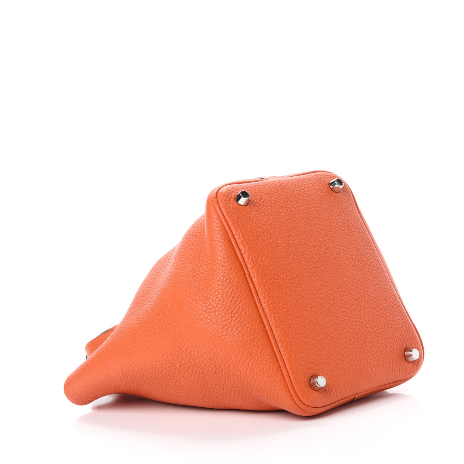Hermes Taurillon Clemence Picotin Lock 18 PM Orange 4 of 11