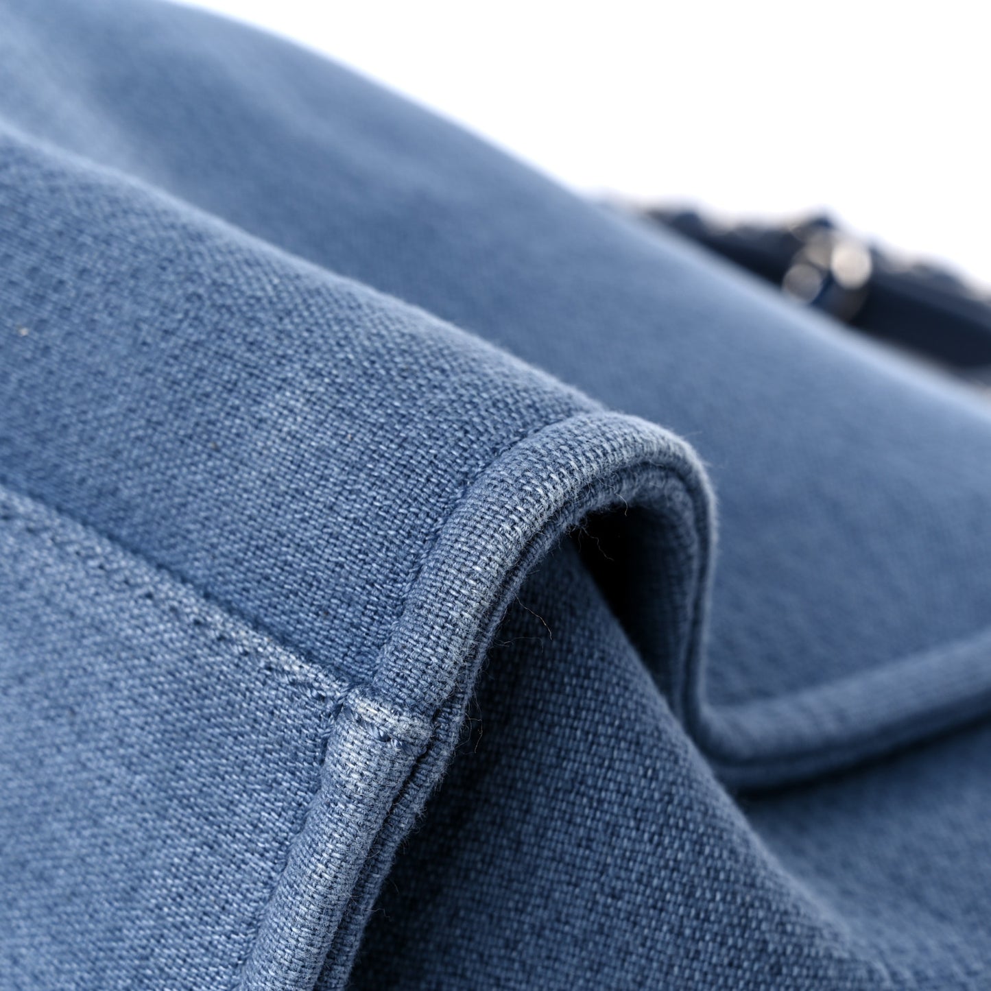 Canvas Medium Deauville Tote Blue