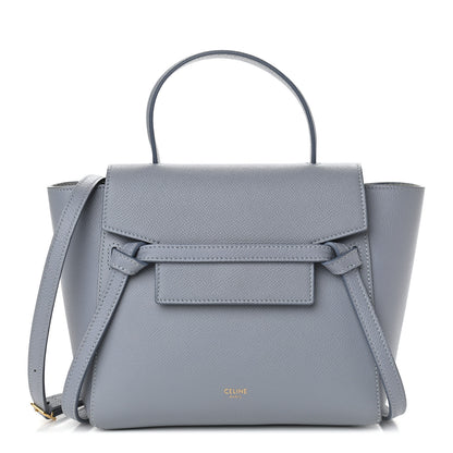 Celine Grained Calfskin Nano Belt Bag Arctic Blue 1 of 10