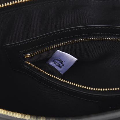 MCM Gradation Visetos Zip Pouch Black Gold 7 of 8