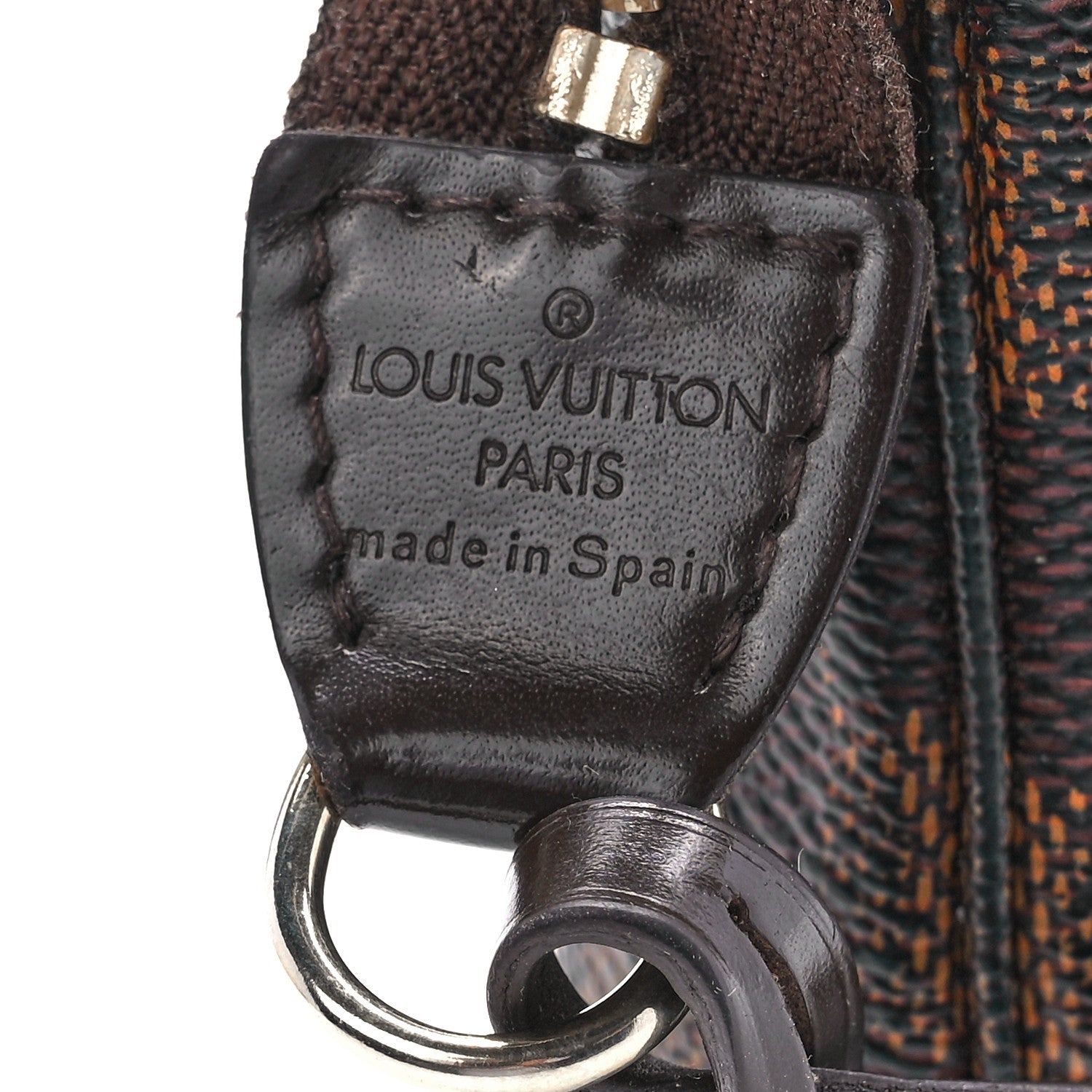 Louis Vuitton Damier Ebene Navona Pochette Accessories 7 of 11