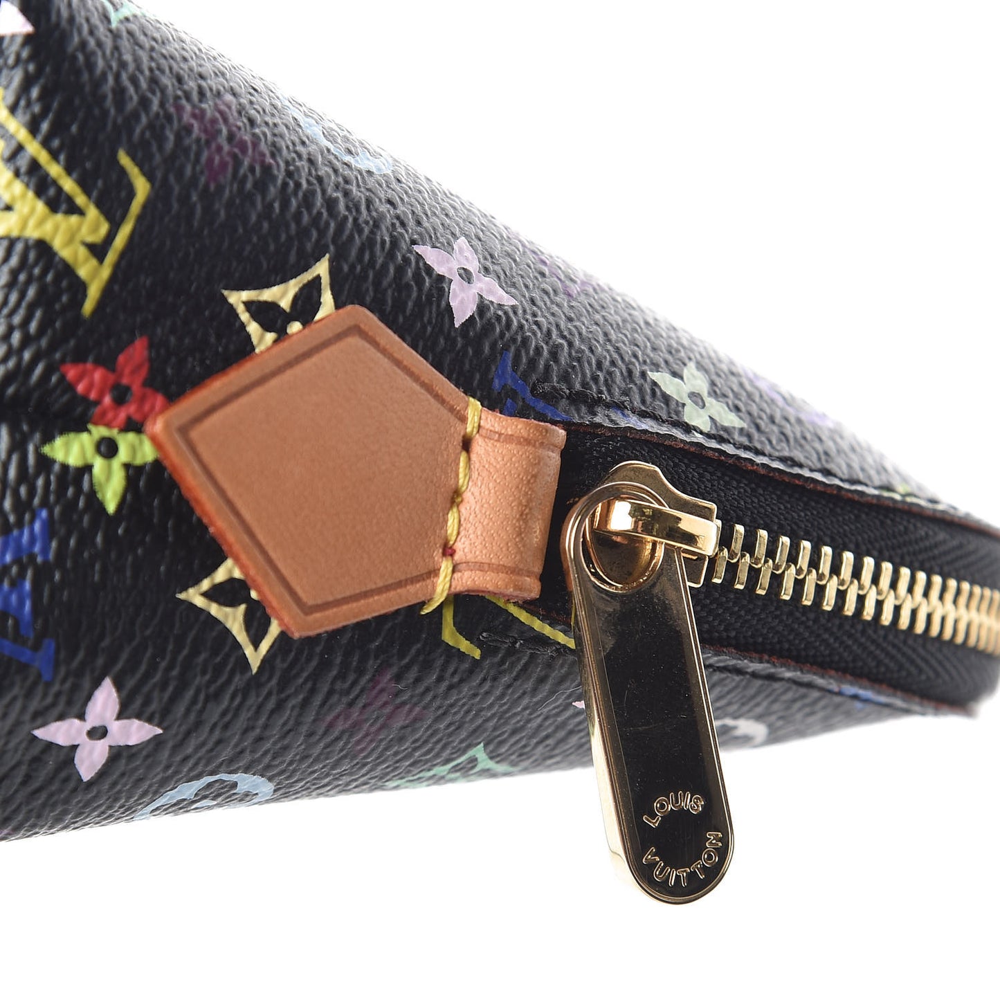 Monogram Multicolor Cosmetic Pouch Black Grenade