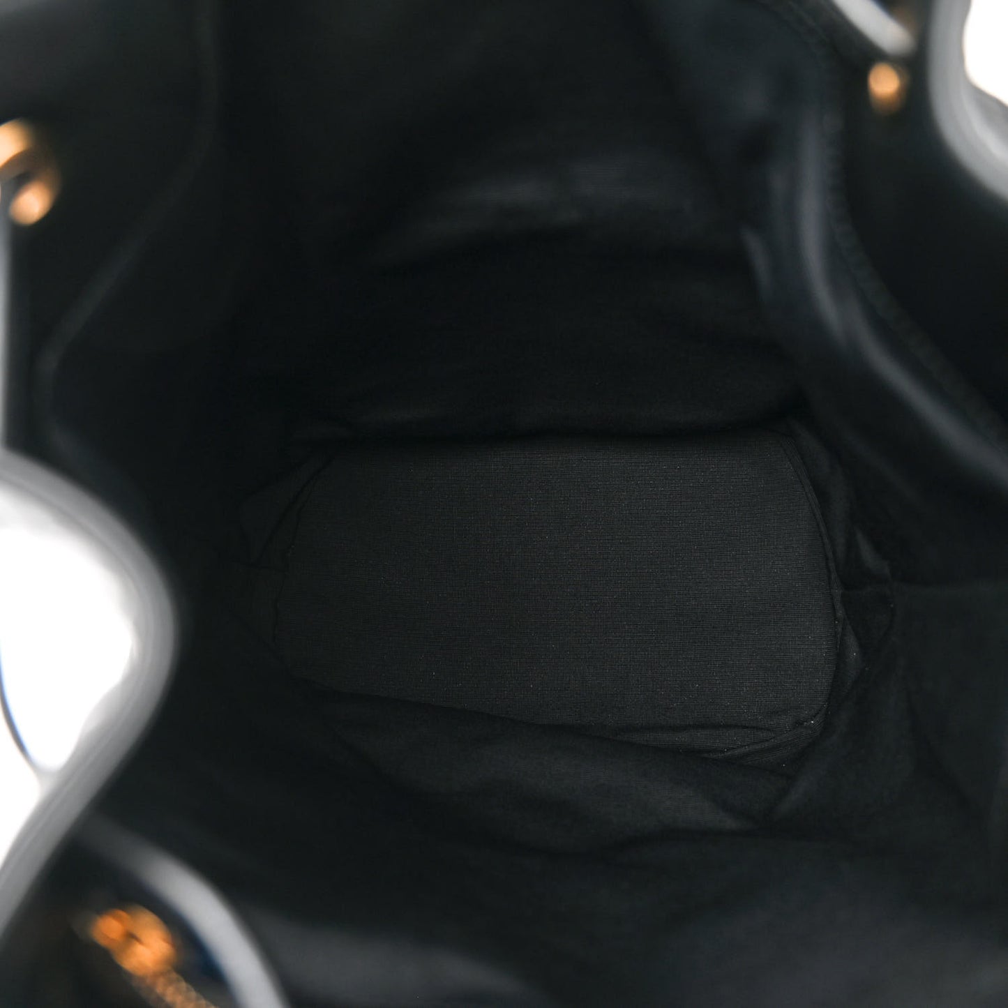 Calfskin Quilted Medium C Backpack Black