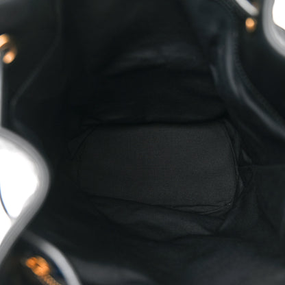 Celine Calfskin Quilted Medium C Backpack Black 5 of 10