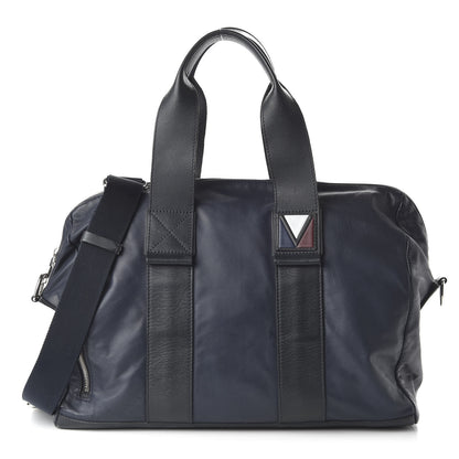 Louis Vuitton Calfskin Gaston V Start MM Navy 1 of 9