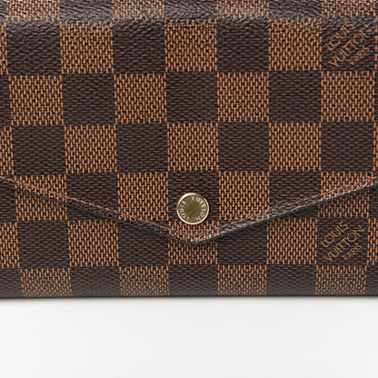 Louis Vuitton Damier Ebene Sarah Wallet NM 9 of 9
