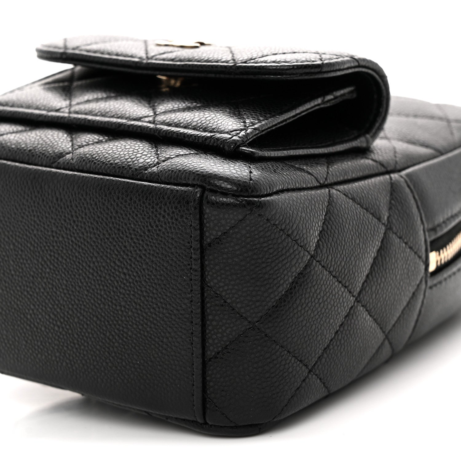 Chanel Caviar Quilted CC Mini Classic Backpack Black 9 of 10