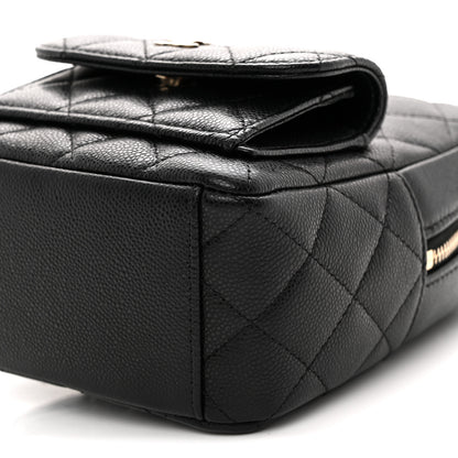 Chanel Caviar Quilted CC Mini Classic Backpack Black 9 of 10