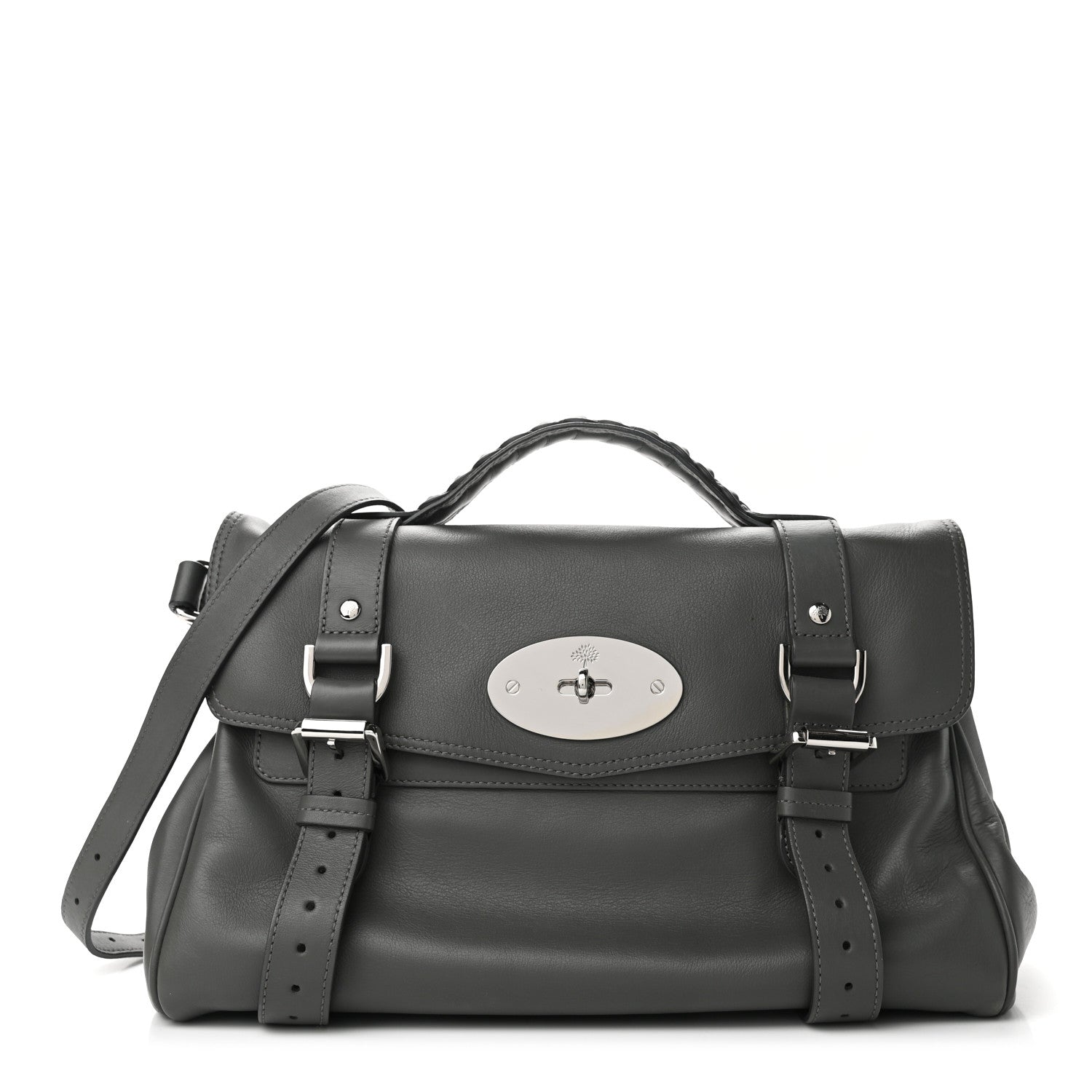 Mulberry Smooth Calfskin Medium Alexa Pavement Grey 1 of 8