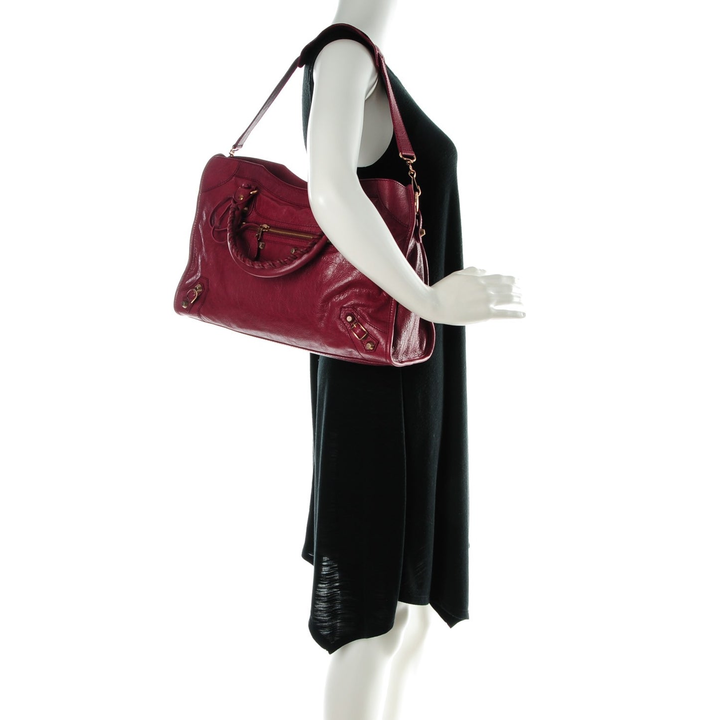 Agneau Giant 12 Rose Gold Hardware City Cassis