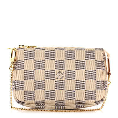 Louis Vuitton Damier Azur Mini Pochette Accessories 1 of 8