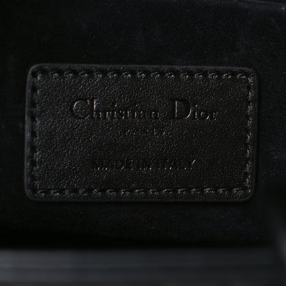 Christian Dior Calfskin Cannage Diamond Lady D-Joy Black 6 of 8
