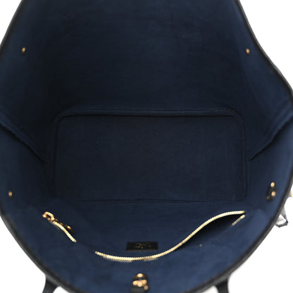 Louis Vuitton Empreinte Monogram Giant Neverfull MM Black 5 of 11