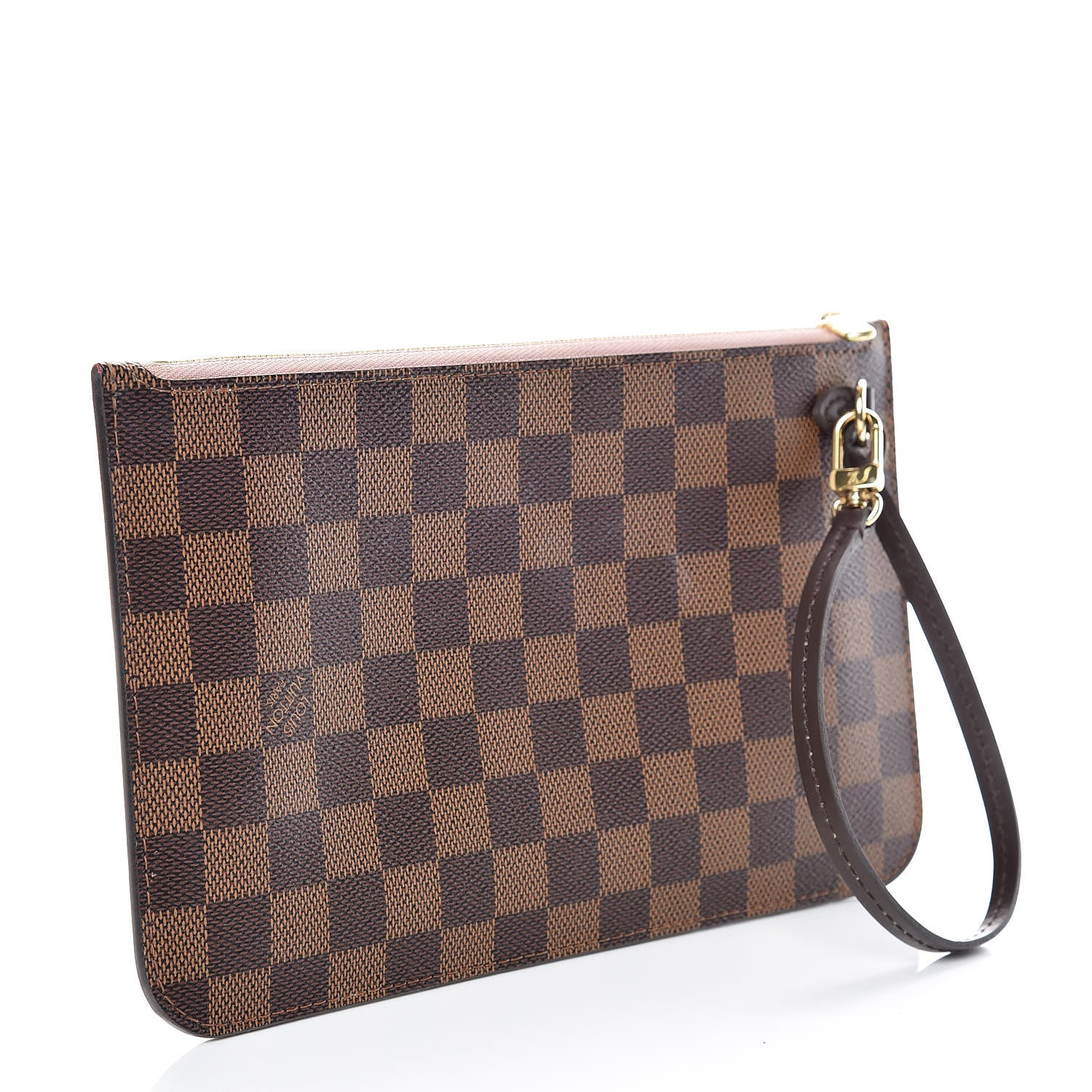 Louis Vuitton Damier Ebene Neverfull MM GM Pochette Rose Ballerine 3 of 12