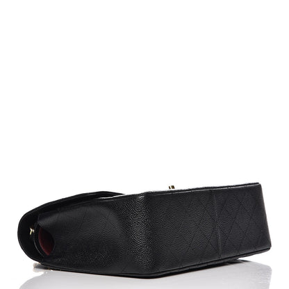 Chanel Caviar Quilted Jumbo Double Flap Black 4 of 8