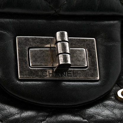 Chanel Aged Calfskin Lucky Charms 2.55 Reissue 225 Flap Black 11 of 13