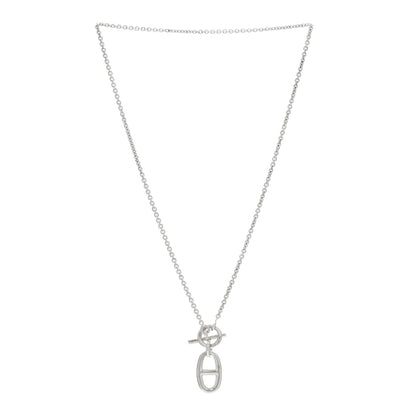 Hermes Sterling Silver Amulette Chaine d'Ancre Necklace 2 of 5