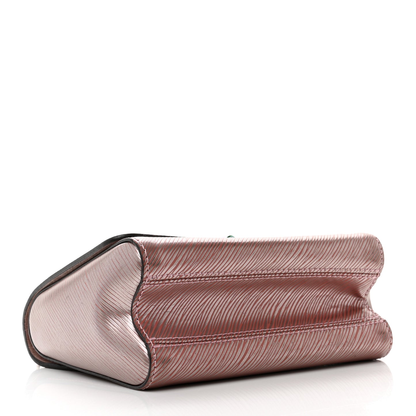 Epi Scarabeo Twist Shoulder Bag PM Rose Gold