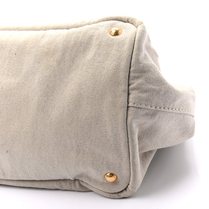 Prada Canapa Logo Shopping Tote Naturale 10 of 11