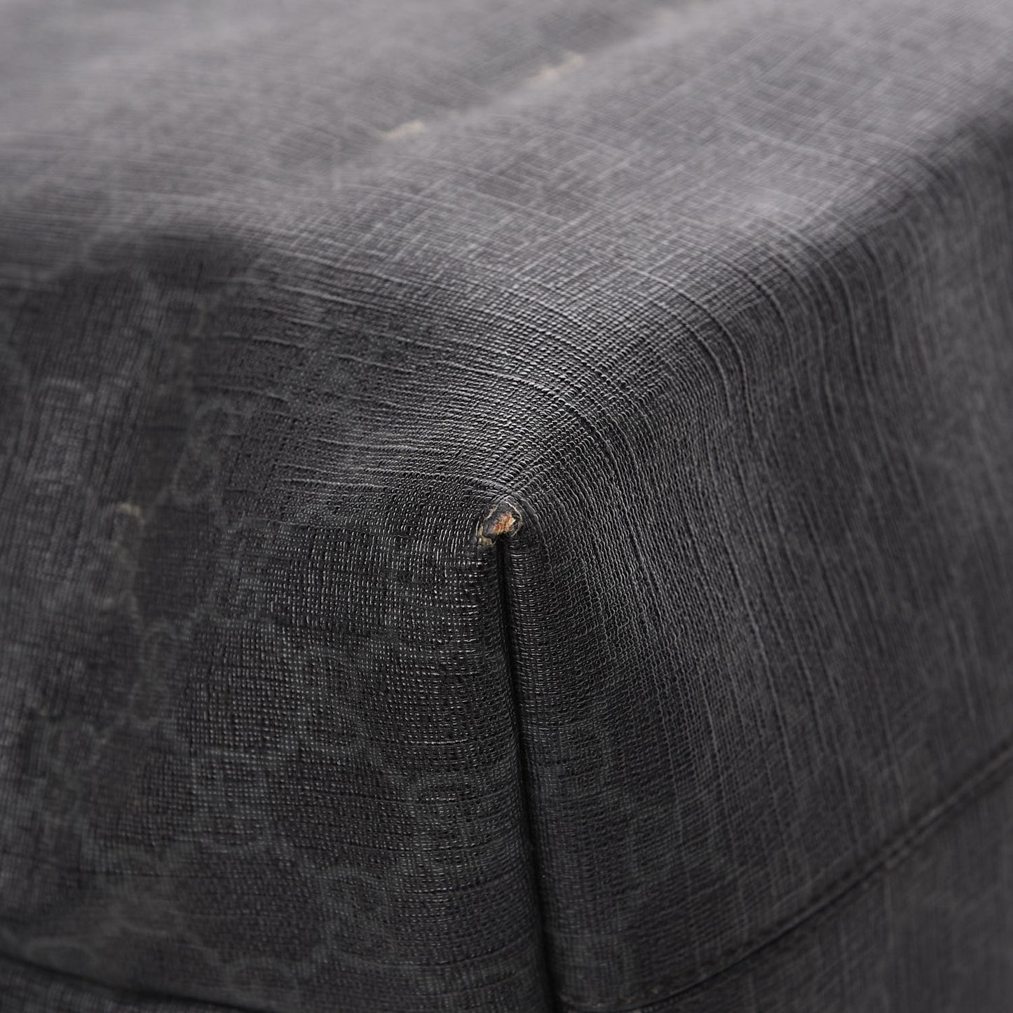 GG Supreme Monogram Web Handle Vertical Tote Black Grey
