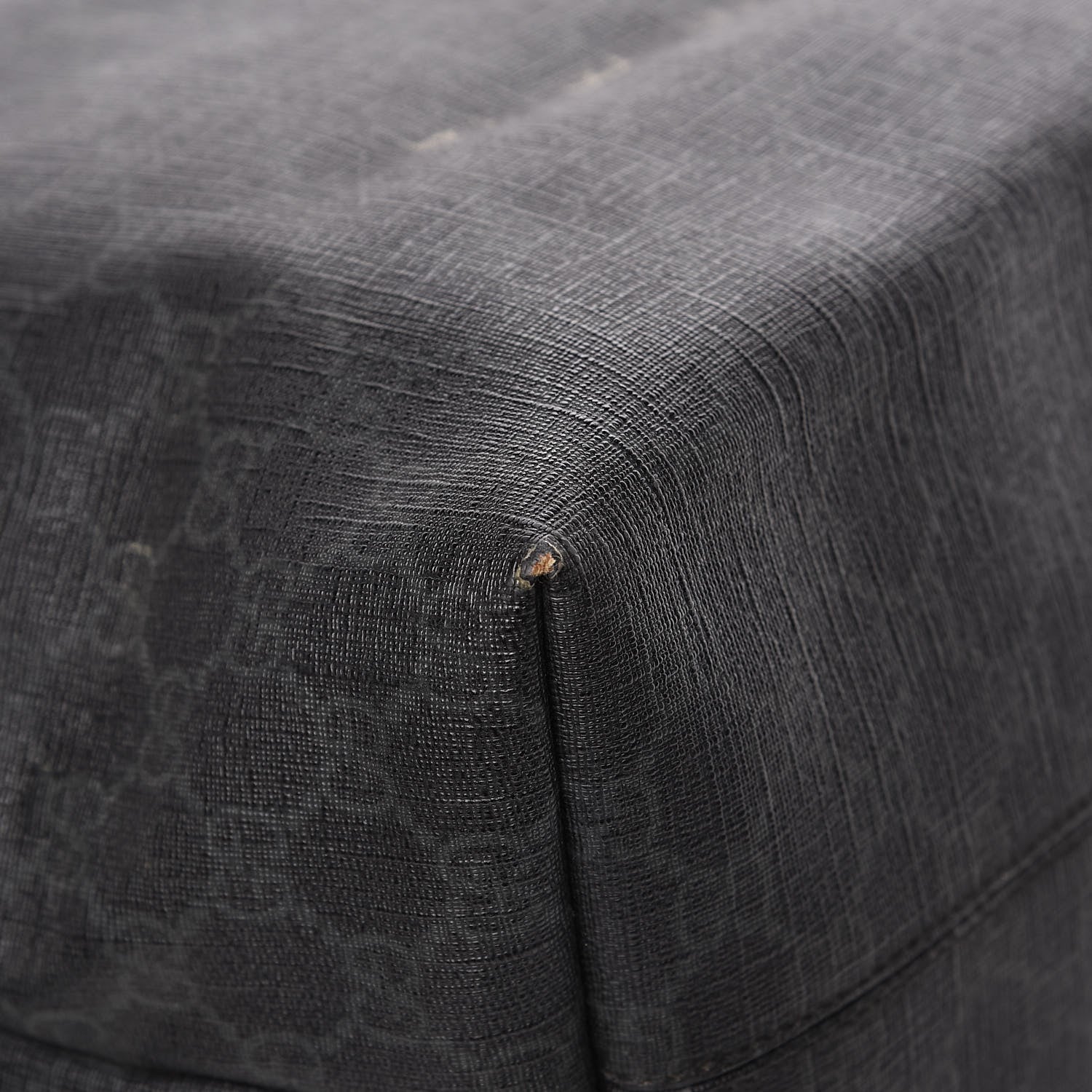 Gucci GG Supreme Monogram Web Handle Vertical Tote Black Grey 10 of 12