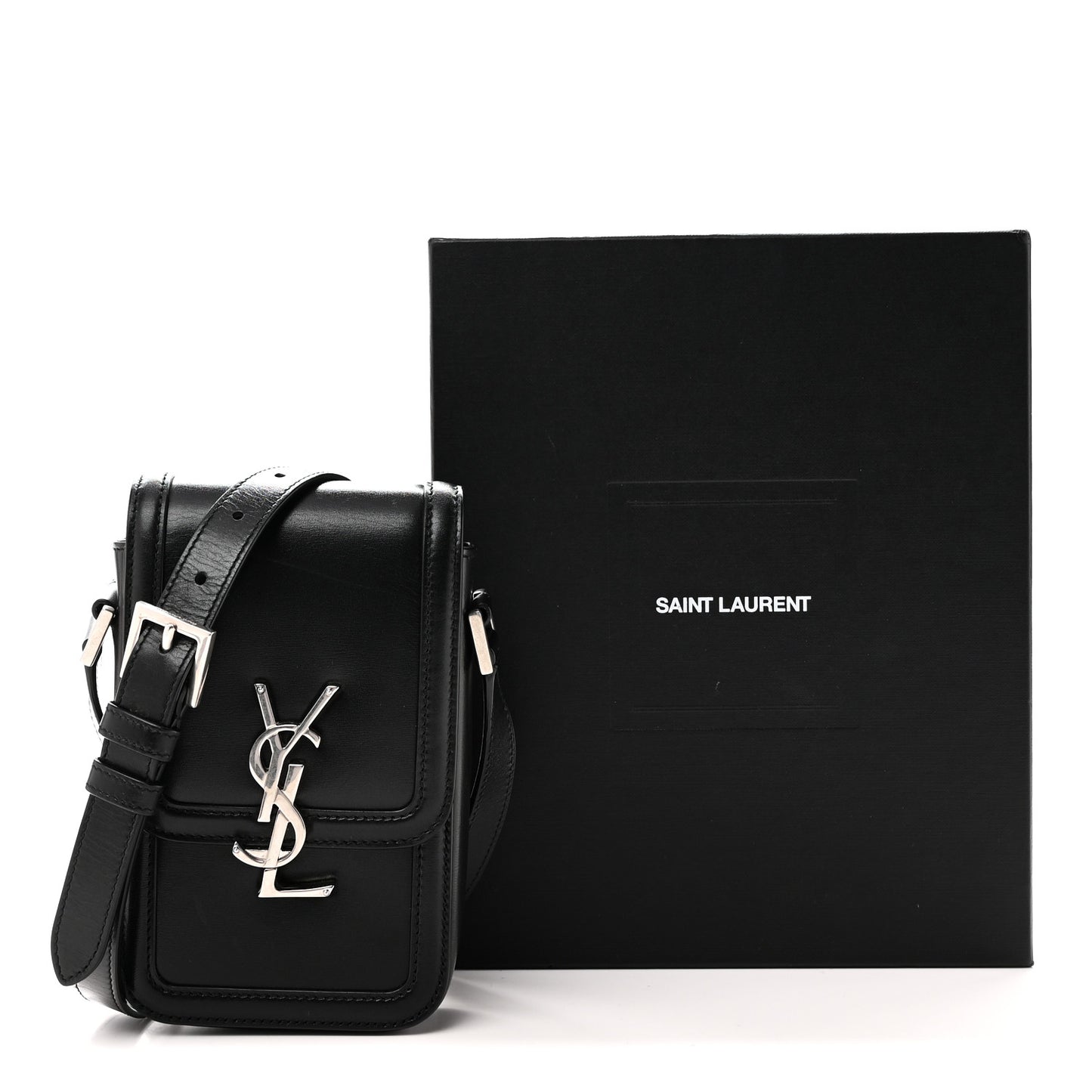 Smooth Calfskin Mini Solferino Satchel Black