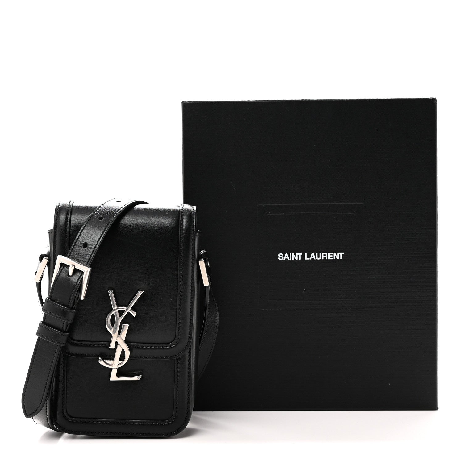 Saint Laurent Smooth Calfskin Mini Solferino Satchel Black 10 of 10