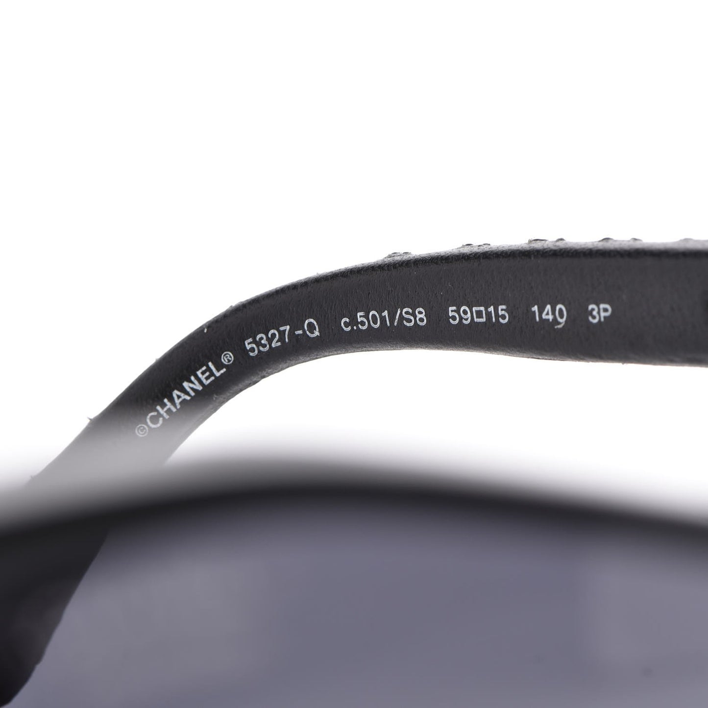 Lambskin Quilted Reissue Polarized Sunglasses 5327-Q Black