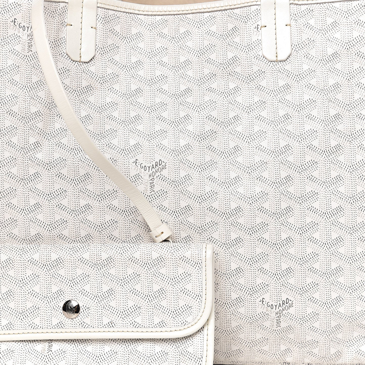 Goyardine Saint Louis PM White