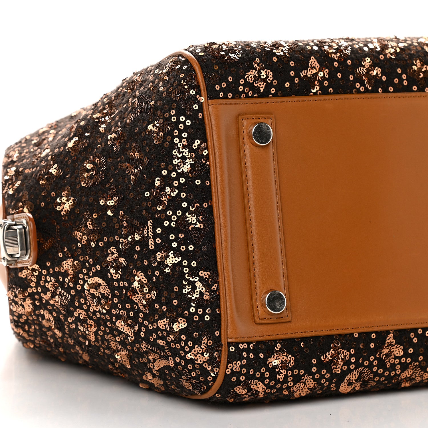Louis Vuitton Sequin Monogram Sunshine Express North South Gold 8 of 9