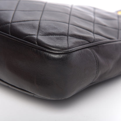 Chanel Lambskin Quilted Shopping Tote Black 11 of 14