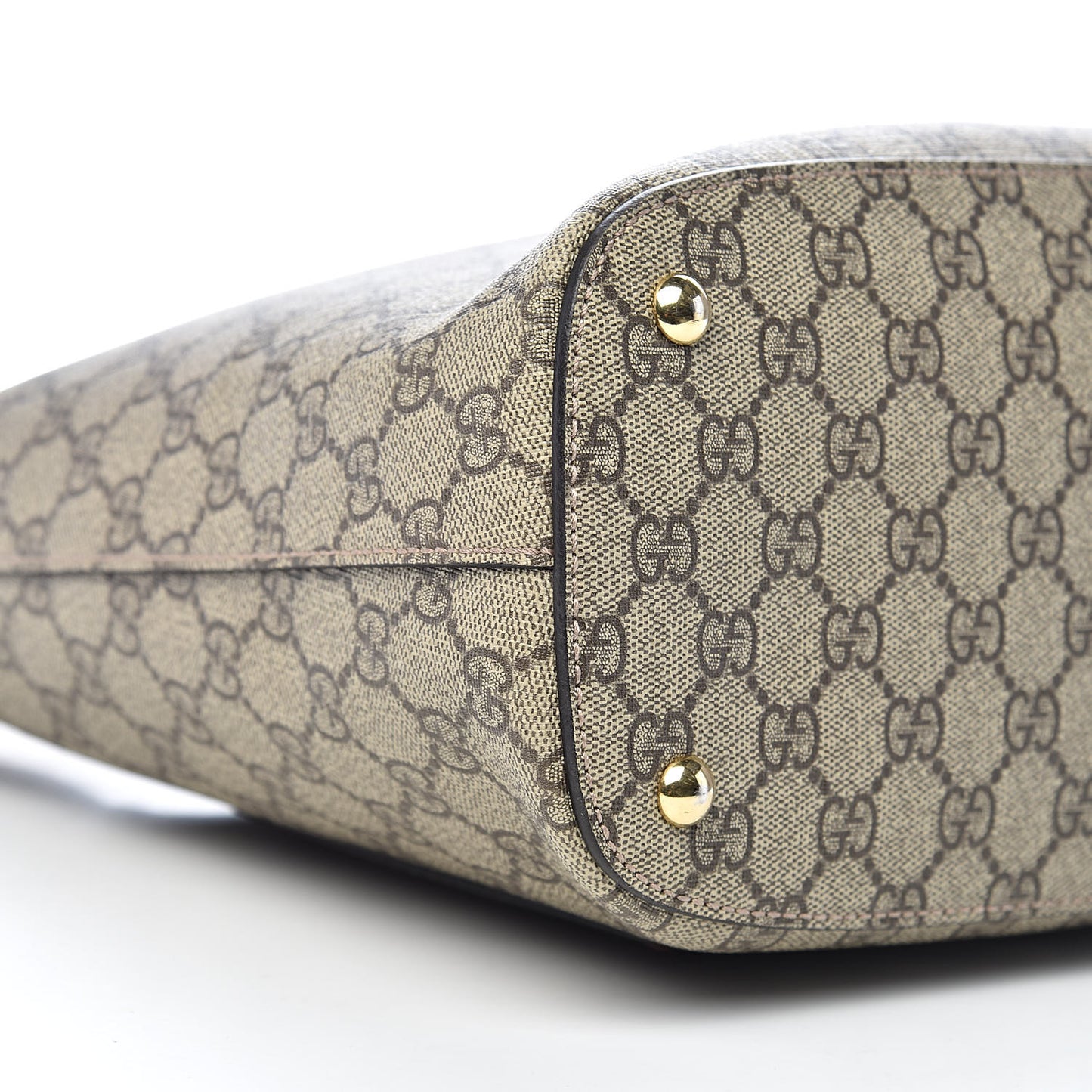 GG Supreme Monogram Linea A Hobo Brown