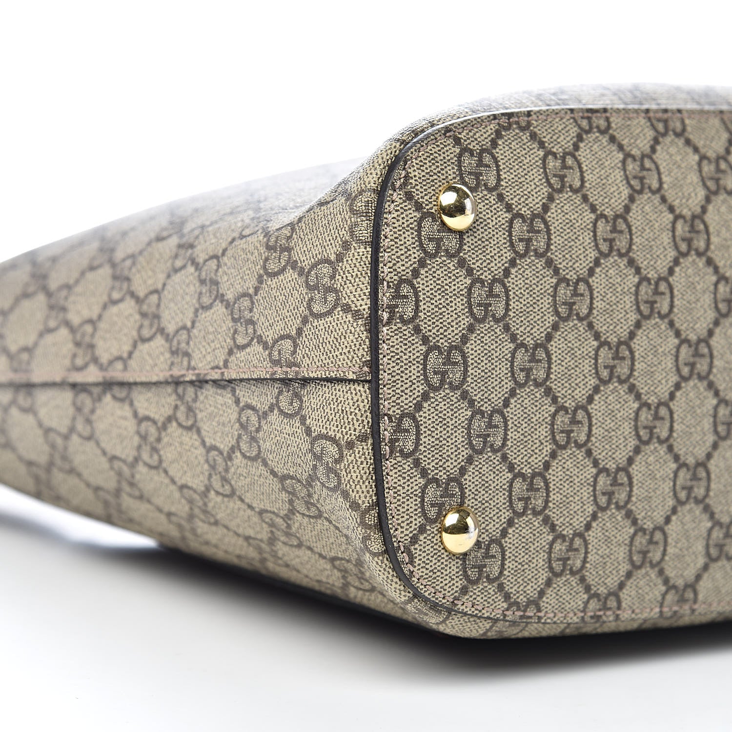 Gucci GG Supreme Monogram Linea A Hobo Brown 10 of 12
