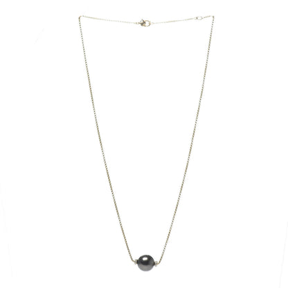 David Yurman 18K Yellow Gold Diamond Tahitian Pearl 12mm Solari Pendant Necklace 3 of 4