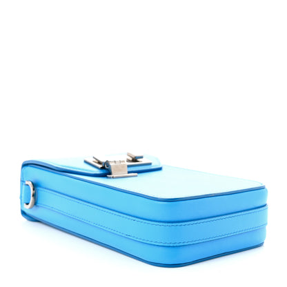 Christian Dior Smooth Calfskin Vertical Pouch Blue 4 of 10