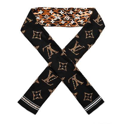 Louis Vuitton Silk Monogram Giant Jungle Bandeau Black 1 of 4