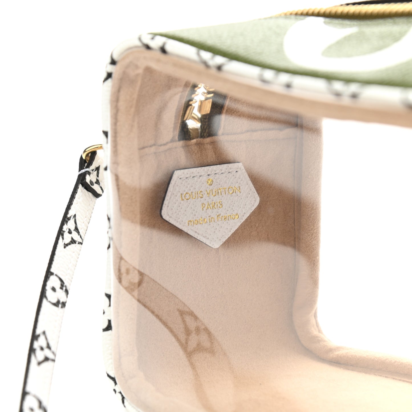 Monogram Giant Beach Pouch Kaki