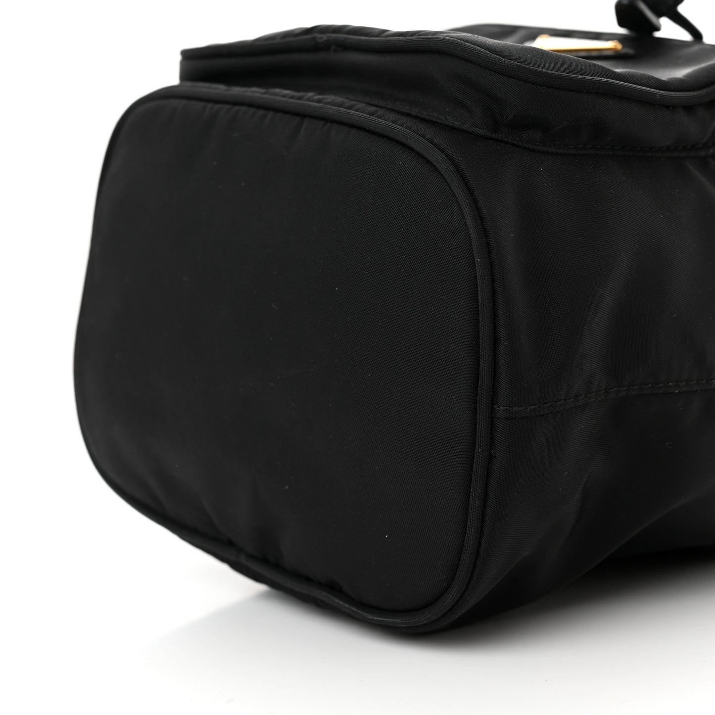 Re-Nylon Duet Drawstring Shoulder Bag Black