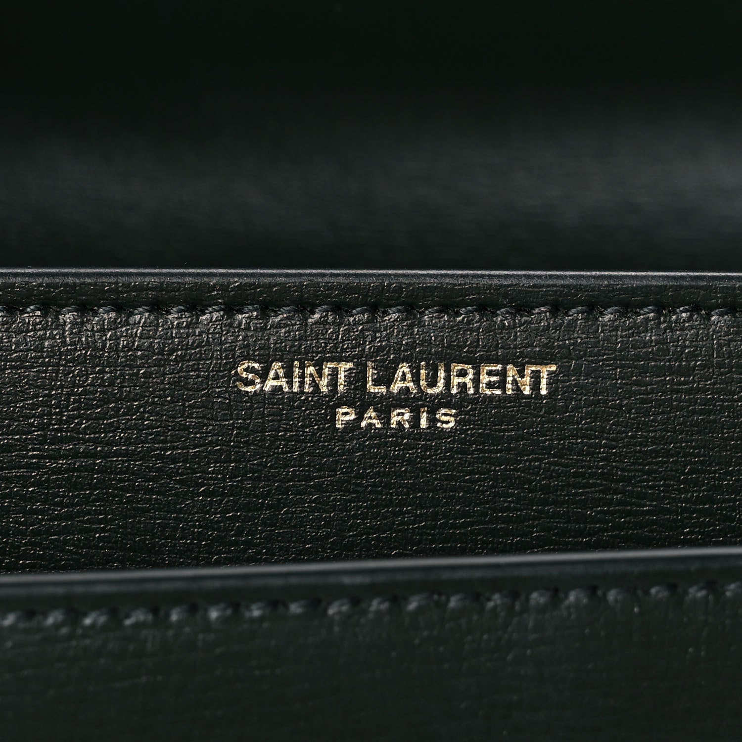 Saint Laurent Calfskin Medium Monogram Sunset New Vert Fonce 6 of 9