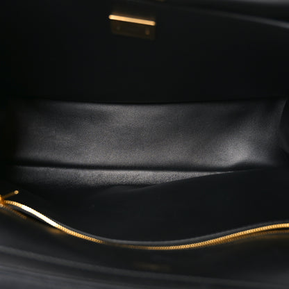 Balenciaga Natural Smooth Calfskin Medium Rodeo Top Handle Handbag  Black 5 of 9
