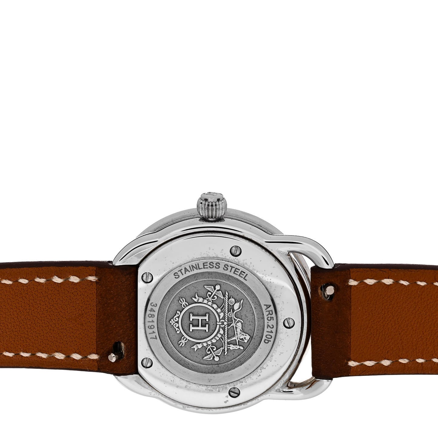 Stainless Steel Barenia 28mm Arceau Quartz Watch Fauve