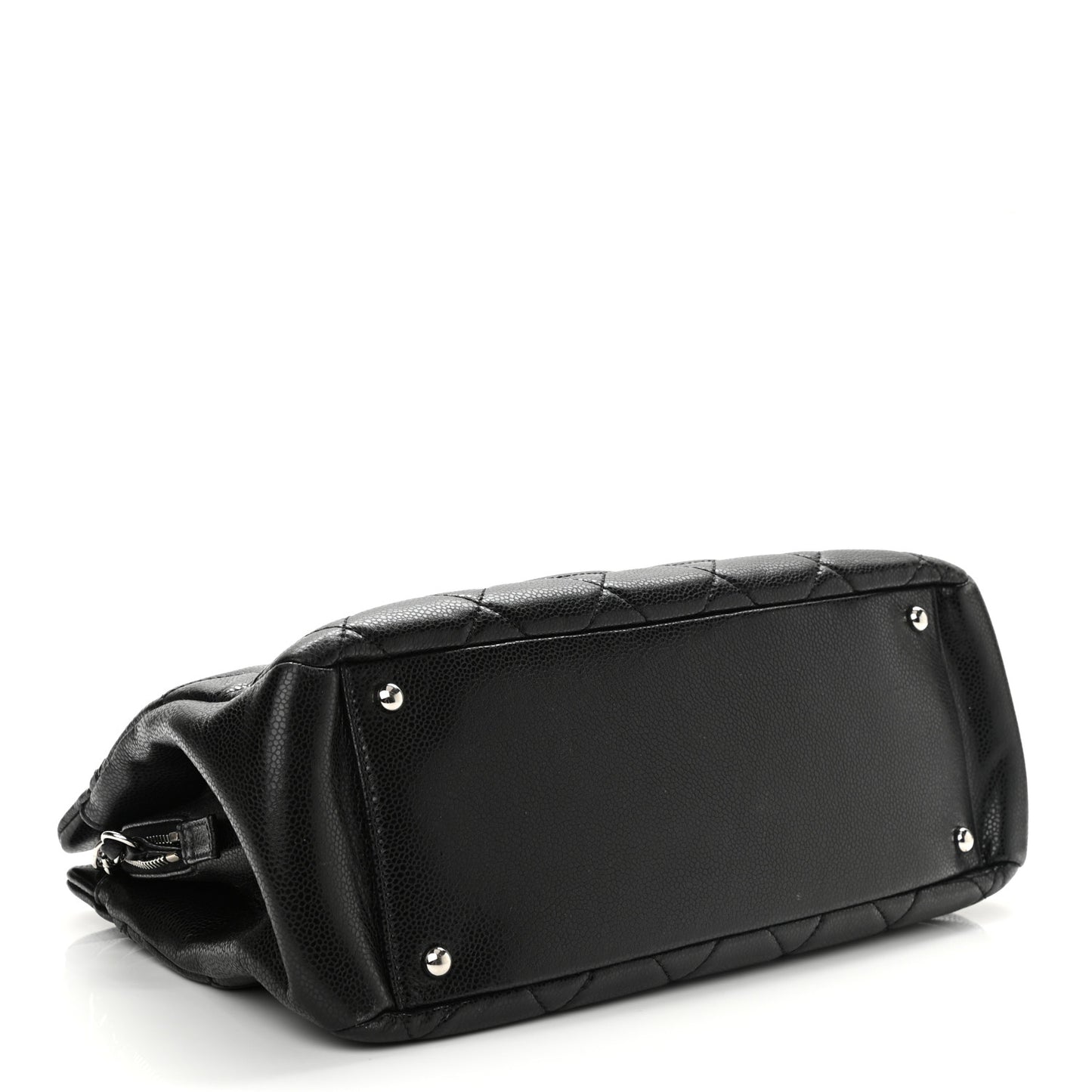 Caviar Quilted CC Timeless Soft Tote Black